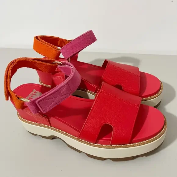 Sorel Women's Sandals - Red, Pink, and Orange - Picture 5 of 9